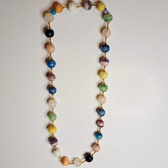 Jewelry - Multi-Gemstone Beaded Long Necklace